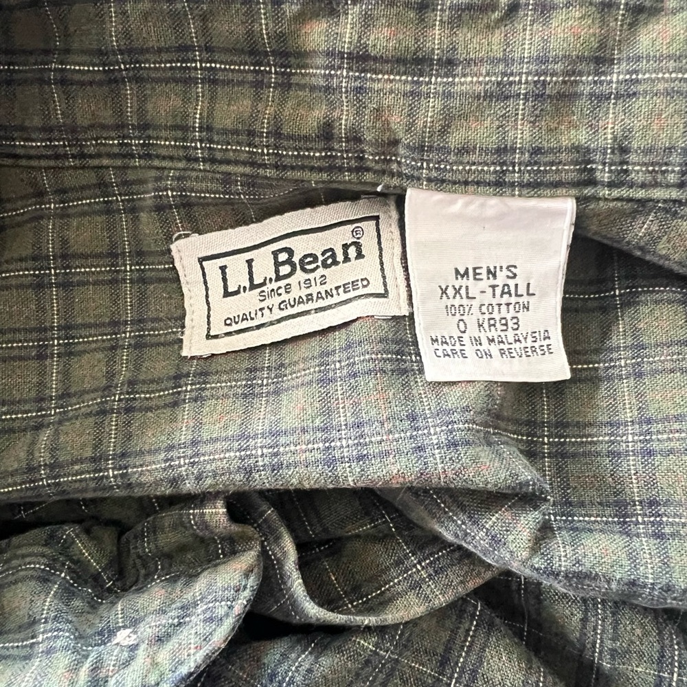 Men's L.L.Bean long sleeve shirt - Picture 3 of 3
